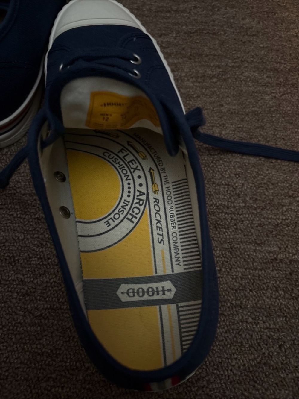 Hood Rocket 66 LC Men's Shoes
Lace Up Sneakers Navy Blue
Canvas & Laces Size 12 - Picture 5 of 7